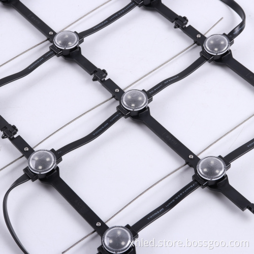 Flexible LED Mesh Screen with 100mm Pixel Pitch for Outdoor Advertising